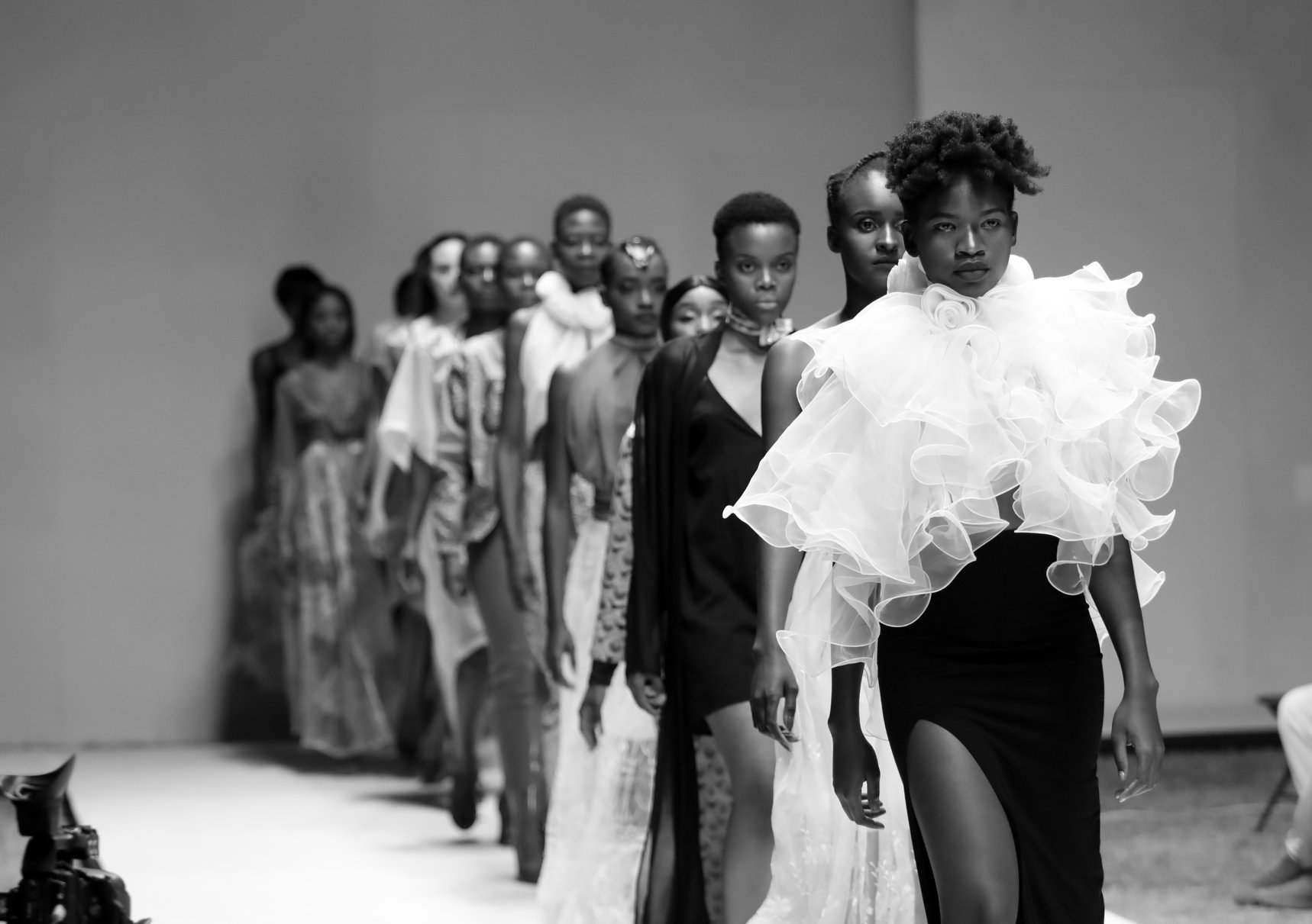 Zanorashe runway show featuring contemporary African fashion